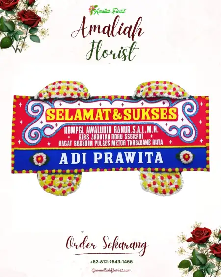 Papan Bunga Ucapan Selamat Sadartengah